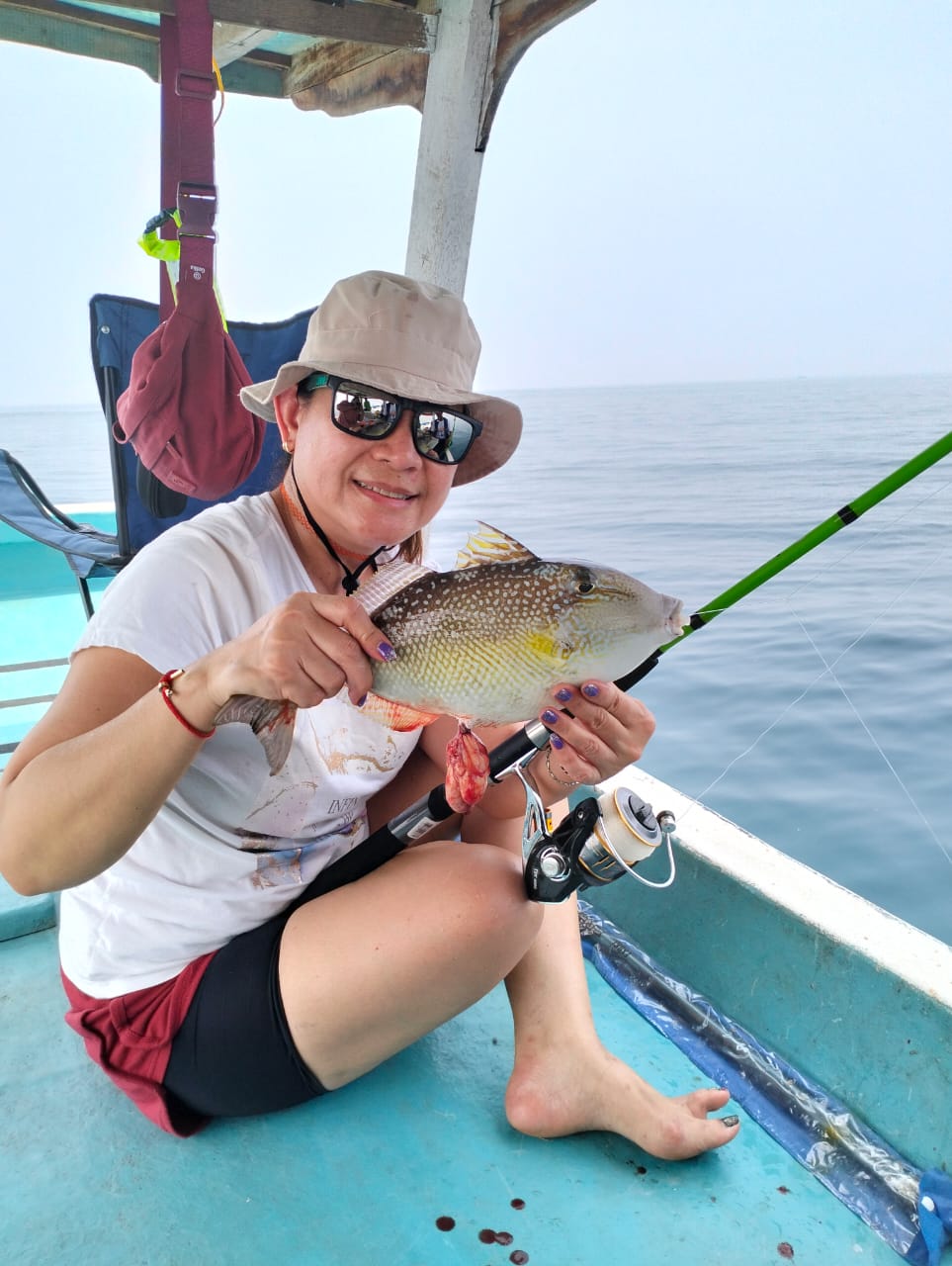 Fishing trip di laut Tidung